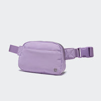 Pander 5 zipper pocket 2L belt bag in Lilac Purple, product detail view 4