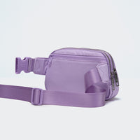 Pander 5 zipper pocket 2L belt bag in Lilac Purple, product detail view 5
