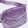 Pander 5 zipper pocket 2L belt bag in Lilac Purple, product detail view 7