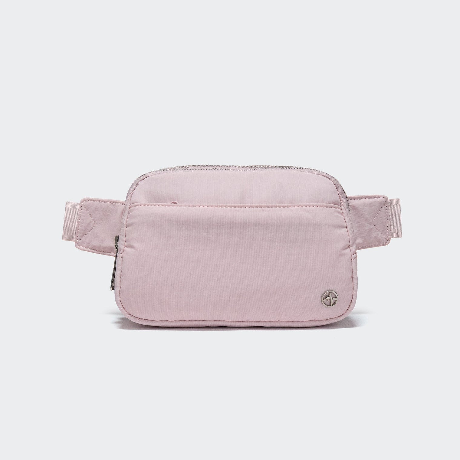 Pander 5 zipper pocket 2L belt bag in Pink, product detail view 3