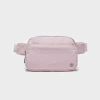 Pander 5 zipper pocket 2L belt bag in Pink, product detail view 3