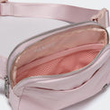 Pander 5 zipper pocket 2L belt bag in Pink, product detail view 7