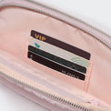 Pander 5 zipper pocket 2L belt bag in Pink, product detail view 10