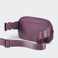 Pander 5 zipper pocket 2L belt bag in Purple Lavender, product detail view 3