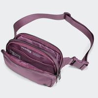 Pander 5 zipper pocket 2L belt bag in Purple Lavender, product detail view 6