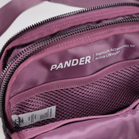 Pander 5 zipper pocket 2L belt bag in Purple Lavender, product detail view 7