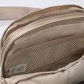 Pander 5 zipper pocket 2L belt bag in Raw Linen, product detail view 8