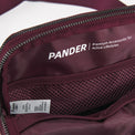 Pander 5 zipper pocket 2L belt bag in Red Merlot, product detail view 9