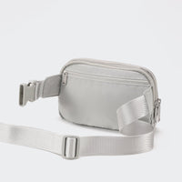 Pander 5 zipper pocket 2L belt bag in Seal Grey, product detail view 5