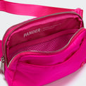 Pander 5 zipper pocket 2L belt bag in Sonic Pink, product detail view 7