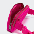 Pander 5 zipper pocket 2L belt bag in Sonic Pink, product detail view 8