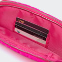 Pander 5 zipper pocket 2L belt bag in Sonic Pink, product detail view 10
