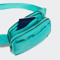 Pander 5 zipper pocket 2L belt bag in Teal Blue, product detail view 9