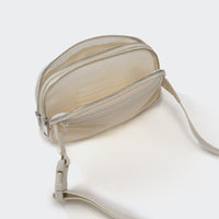 Pander 5 zipper pocket 2L belt bag in White Opal, product detail view 7