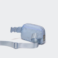 Pander 5 zipper pocket 2L belt bag in Windmill Blue, product detail view 4