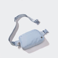 Pander 5 zipper pocket 2L belt bag in Windmill Blue, product detail view 5