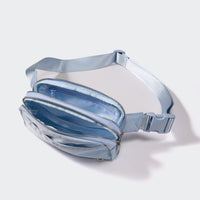 Pander 5 zipper pocket 2L belt bag in Windmill Blue, product detail view 6