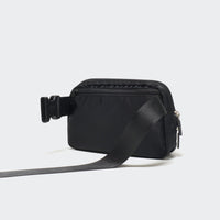 Pander 6-pocket crossbody belt bag in Black back view