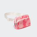 Pander 6-pocket crossbody belt bag in Cloud Pink