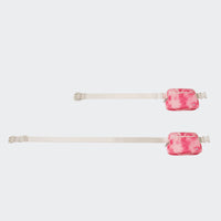 Pander 6-pocket crossbody belt bag in Cloud Pink with adjustable strap
