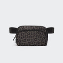 Pander 6-pocket crossbody belt bag in Grey Leopard