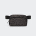 Pander 6-pocket crossbody belt bag in Grey Leopard