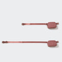 Pander 6-pocket crossbody belt bag in Mauve Pink with adjustable strap