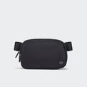Pander 1L double zipper water-repellent nylon belt bag in Black, product view 1