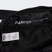 Pander 1L double zipper water-repellent nylon belt bag in Black, product view 7