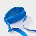 Pander 1L double zipper water-repellent nylon belt bag in Capri Blue, product view 7