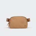 Pander 1L double zipper water-repellent nylon belt bag in Caramel Brown, product view 1