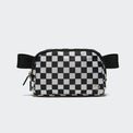 Pander 1L double zipper water-repellent nylon belt bag in Checkered Black, product view 1