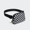 Pander 1L double zipper water-repellent nylon belt bag in Checkered Black, product view 2
