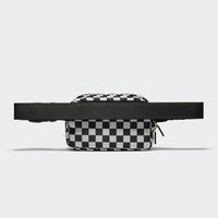 Pander 1L double zipper water-repellent nylon belt bag in Checkered Black, product view 3