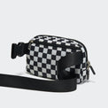 Pander 1L double zipper water-repellent nylon belt bag in Checkered Black, product view 4