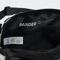 Pander 1L double zipper water-repellent nylon belt bag in Checkered Black, product view 8