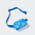 Pander 1L double zipper water-repellent nylon belt bag in Cloud Blue, product view 5