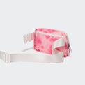 Pander 1L double zipper water-repellent nylon belt bag in Cloud Pink, product view 4