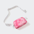 Pander 1L double zipper water-repellent nylon belt bag in Cloud Pink, product view 5