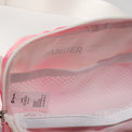 Pander 1L double zipper water-repellent nylon belt bag in Cloud Pink, product view 8