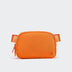Pander 1L double zipper water-repellent nylon belt bag in Dark Orange, product view 1