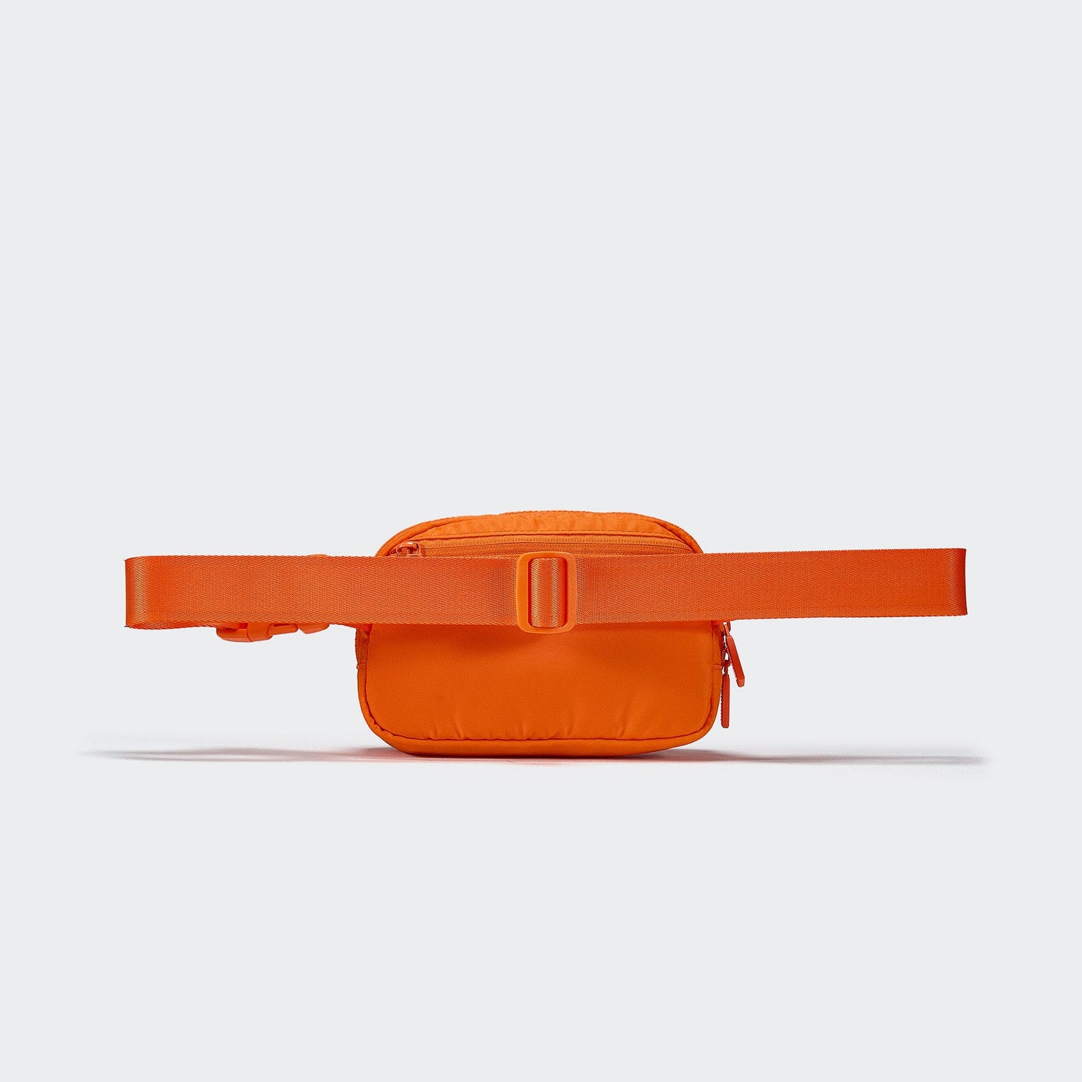 Pander 1L double zipper water-repellent nylon belt bag in Dark Orange, product view 3