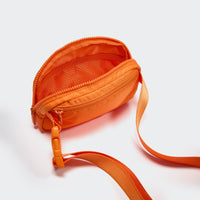 Pander 1L double zipper water-repellent nylon belt bag in Dark Orange, product view 8