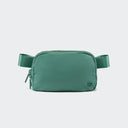 Pander 1L double zipper water-repellent nylon belt bag in Eucalyptus Green, product view 1