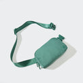 Pander 1L double zipper water-repellent nylon belt bag in Eucalyptus Green, product view 5