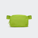 Pander 1L double zipper water-repellent nylon belt bag in Grape Green, product view 1