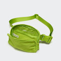Pander 1L double zipper water-repellent nylon belt bag in Grape Green, product view 6