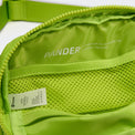 Pander 1L double zipper water-repellent nylon belt bag in Grape Green, product view 8