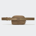 Pander 1L double zipper water-repellent nylon belt bag in Gray Brown, product view 3