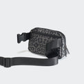 Pander 1L double zipper water-repellent nylon belt bag in Grey Leopard, product view 4